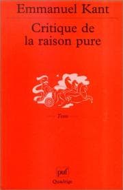 Tapa de Critique de la raison pure, 6e édition