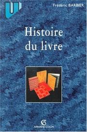 Tapa de Histoire du livre
