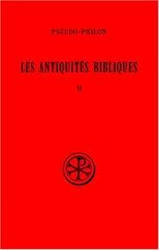 Tapa de Les Antiquités bibliques, tome 2