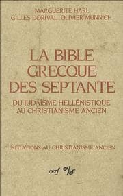 Tapa de La Bible grecque des Septante