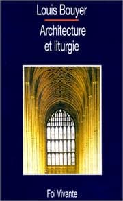 Tapa de Architecture et liturgie