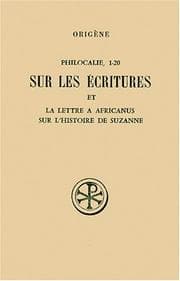 Tapa de Philocalie 1-20 et lettre à Africanus