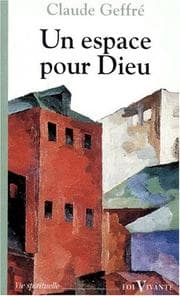 Tapa de Un espace pour Dieu