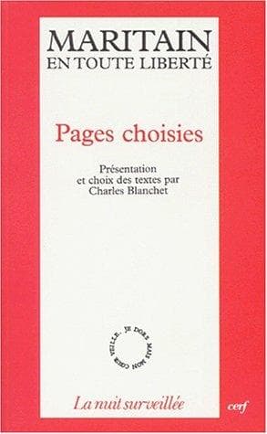 Tapa de Maritain en toute liberté