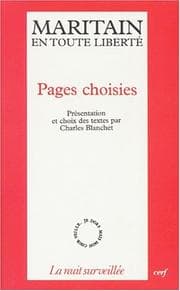 Tapa de Maritain en toute liberté