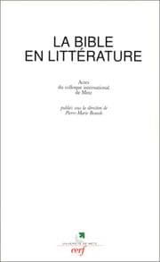Tapa de La Bible en littérature