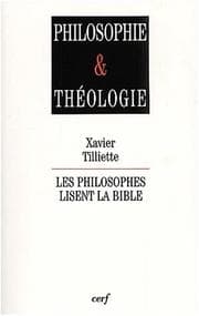 Tapa de Les philosophes lisent la bible