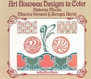 Tapa de Art nouveau designs in color