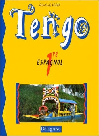 Tapa de Tengo, espagnol, 1re