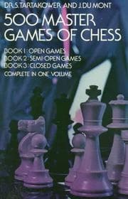 Tapa de 500 master games of chess