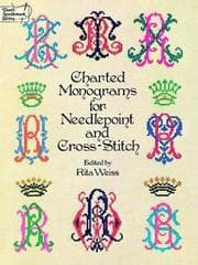 Tapa de Charted monograms for needlepoint and cross-stitch