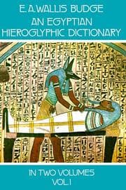 Tapa de An Egyptian hieroglyphic dictionary