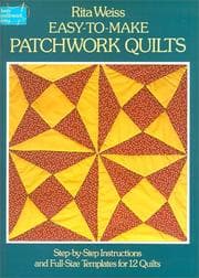 Tapa de Easy-to-make patchwork quilts