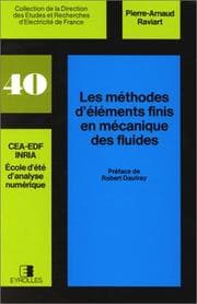 Tapa de Les Méthodes d'éléments finis en mécanique des fluides