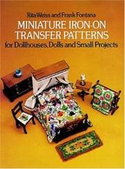 Tapa de Miniature iron-on transfer patterns for dollhouses, dolls and small projects