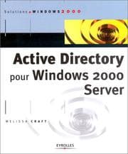 Tapa de Active Directory pour Windows 2000 server