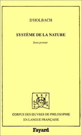 Tapa de Système de la nature