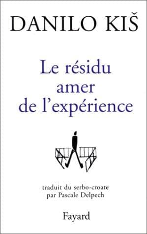 Tapa de Le résidu amer de l'expérience