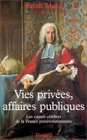 Tapa de Vies privées, affaires publiques