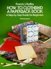 Tapa de How to clothbind a paperback book