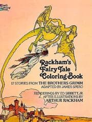 Tapa de Rackham's Fairy tale coloring book