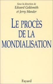 Tapa de Les procès de la mondialisation