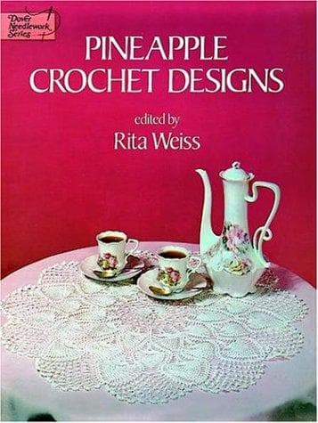 Tapa de Pineapple crochet designs