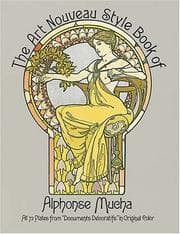Tapa de The art nouveau style book of Alphonse Mucha