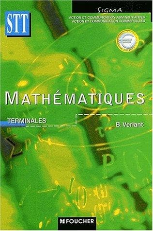 Tapa de Mathématiques, Terminale STT