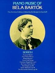 Tapa de Piano Music of Bela Bartok, Series I
