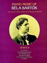Tapa de Piano Music of Bela Bartok, Series II