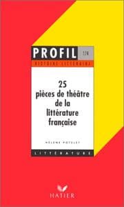 Tapa de 25 pièces de théâtre de la littérature française