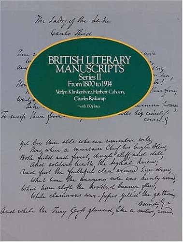 Tapa de British literary manuscripts