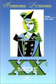 Tapa de Itinéraires litteraires - 20eme, tome 1