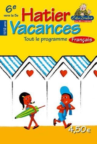 Tapa de Hatier vacances