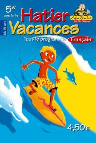Tapa de Hatier vacances