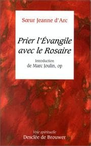 Tapa de Prier l'évangile avec le Rosaire. Introduction de Marc Joulin, op