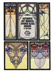 Tapa de Authentic art nouveau stained glass designs in full color