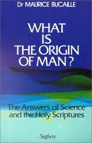Tapa de What is the origin of man?