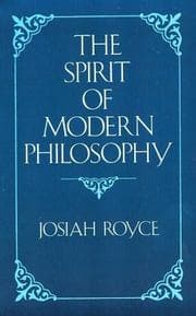 Tapa de The spirit of modern philosophy