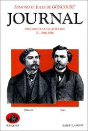 Tapa de Journal des Goncourt, tome 2