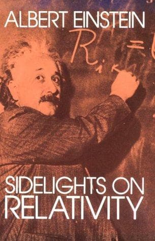 Tapa de Sidelights on relativity