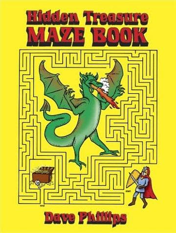Tapa de Hidden Treasure Maze Book