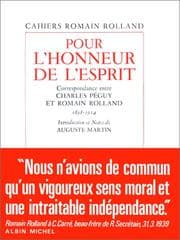 Tapa de Pour L'honneur de L'esprit