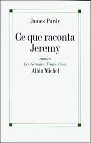 Tapa de Ce Que Raconta Jeremy