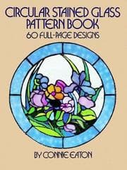 Tapa de Circular stained glass pattern book