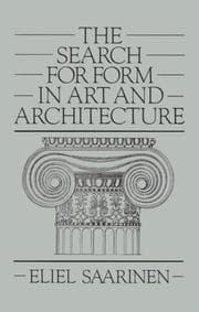 Tapa de The search for form in art and architecture