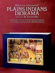 Tapa de Plains Indians Diorama to Cut & Assemble