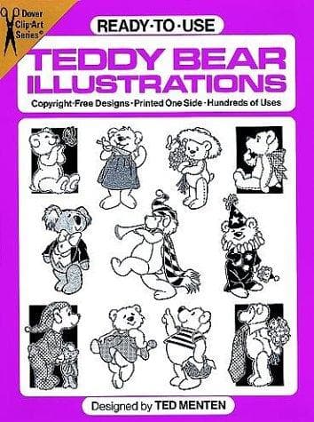 Tapa de Ready-to-Use Teddy Bear Illustrations