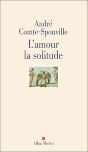 Tapa de Amour La Solitude (L') (Essais) (French Edition)